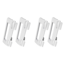 4 Set Replacement Handle Kitchen Appliance Parts Plastic Texture Refrigerator Handles Suitable for Refrigerators Repair