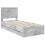 VidaXL vidaXL Bed Frame with Drawer Concrete Grey 75 x 190 cm Engineer Wood 2