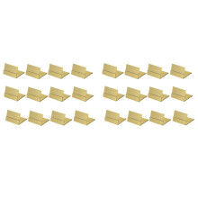 Goldene Tischkartenhalter, 24er-Packung Platzkartenständer und Bilderhalter Aus Metall. Ideal für Hochzeiten und Jubiläen.