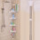 4 Tier Adjustable Telescopic Bathroom Corner Shower Shelf Rack Caddy Organiser 9