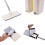 Flat Squeeze Mop and Bucket Hand Free Wringing Floor Cleaning Microfiber Mops 8
