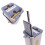 Flat Squeeze Mop and Bucket Hand Free Wringing Floor Cleaning Microfiber Mops 9