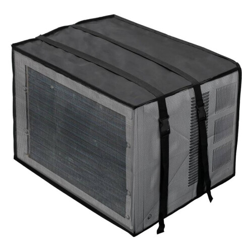 2X Capa de Malha para Ar-Condicionado, 22x15,7x16,5 Polegadas, Capa de Malha para Ar-Condicionado de Janela Ventilada para Proteção de Unidade de CA 1