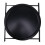 Folding Side Coffee Table Round Metal Tray Top Portable Coffee Night Stand,Black 3