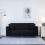2/3 Seater Sofa Slipcover Stretch Protector Soft Couch Cover Washable Easy Fit black 9