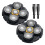 4PCS  Shaver Replacement Heads for  Titanium  Shaver, 4 Cleaning Brush 2
