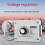 4000W SCR Adjustable Voltage Regulator AC 110V - Dimmer, Speed, Temperature Controller with Metal Casing US Plug 3