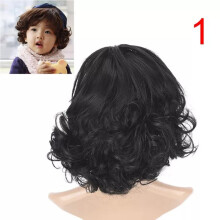 (A1) Kids Wig with Bangs - Natural Color