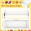 4 Pieces Clear Cracker Tray for Serving Rectangular Cracker Holder Acrylic Serving Tray Food Display Stands for Party 7
