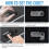 Small Iron Safe Box Jewelry Storage for Storing Jewelry Includes 9