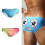 Breathable Fabric Blend Men's Underwear Smooth-Blue L 5