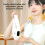 (Pink)Microcurrent Beauty Device For Face Jawline With Vshaped Design Vibrating Mode 5