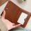 Women Small Compact Wallets Pu Leather Clutch Purses Card-3 10