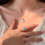 Silver Plated Oval Aqua Blue Necklace & Adjustable Ring 3