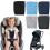 Adjustable Strollers Shoulder Harness Cushion Protector-Black 4
