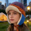 Warm Ear Flap Hat with Color Blocking Design Outdoor-Orange 9