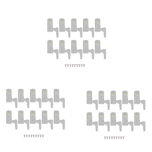 30 Pz Armadio Armadio LED Cerniera Luce  Sensor Lampada Bianca Calda 1