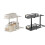 Large Capacity Under Sink Organizers Carbon Steel Kitchen-Black 2