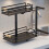Large Capacity Under Sink Organizers Carbon Steel Kitchen-Black 5