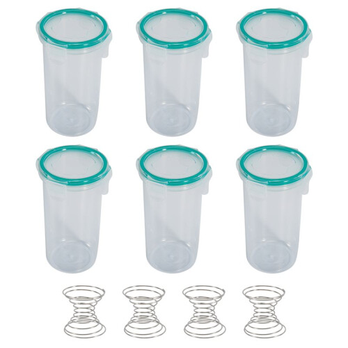 Touch  Paint Container Touchup Cups Paint Storage Cups with Lids Paint Storage Containers Airtight Paint Container 6Pc