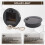 2Pcs Solar Light Replacement Top LED Solar Panel Lantern Lid for Outdoor Hanging Lanterns IP65 Waterproof 2