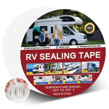Weißes RV-Dichtungsband – 1 mm dick, 5 cm breit, 15 m lang – Wasserdichtes PVC-Reparaturband