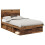 VidaXL vidaXL Bed Frame with Headboard Old Wood 135 x 190 cm Solid Pine Wood 3