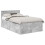 VidaXL vidaXL Bed Frame Concrete Grey 120 x 190 cm Engineered Wood 2