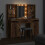 VidaXL vidaXL Dressing Table Set with Drawer 3 pcs Old Wood Engineered Wood 4