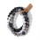 Vulkanstein-Perlenarmband-Set – Katzenaugen-Achat-Elastikarmband (3 Stück) 2