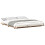 VidaXL vidaXL Bed Frame Brown 200 x 210 cm Solid Pine Wood 4