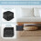 Risers de Cama de 3 Polegadas para ServiçO Pesado, 4,8 X 4,8 Pol. Risers de MóVeis de Abertura Ampla, Pacote com 4, Elevadores de Cama para Sofá, 3