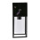 LED Rectangular Outdoor Wall Light Clear Metal Lantern Garden Wall Lamp(Include Bulb)Warm Light 2