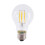 LED Rectangular Outdoor Wall Light Clear Metal Lantern Garden Wall Lamp(Include Bulb)Warm Light 7