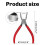 Fret Puller Guitar Plier Wire Tools Wire Nippers Puller for Other Stringed Instruments Tool Guitar Parts Cutting Pliers 5