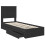 VidaXL vidaXL Storage Bed with Headboard Black 75 x 190 cm Engineered Wood 3