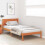 VidaXL vidaXL Bed Frame Brown 80 x 200 cm Solid Pine wood 3