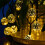 LED Moroccan Solar Garden String Lights Hanging Lantern Fairy Light Outdoor 10