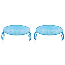 2X Aquecimento de Micro-Ondas Bandeja de em Camadas Prateleira de Camada Dupla Prateleira de Tigela Prateleira de Armazenamento Ferramentas