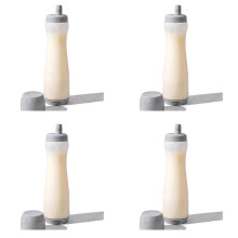 4X Caneta para Panquecas Premium - Frasco para Apertar A Massa para Designs de Panquecas Perfeitos. Dispensador de Massa para Panquecas Fácil de