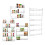 SPICE HERB JAR RACK HOLDER FOR KITCHEN DOOR CUPBOARD STORAGE WALL 6 TIER 10