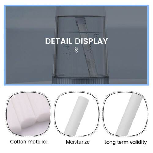 40 Pcs Car Humidifier Sticks Cotton Filter Refill Sticks Filter Replacement Wicks for Portable Ultrasonic Aroma Diffuser 2