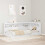 VidaXL vidaXL Storage Headboard with Shelf White 90 cm Engineered Wood 1