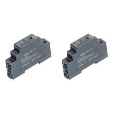 2X Alimentatore per Guida DIN 12 V CC 1,25 A 15 W, Ingresso 100-240 V CA 50/60 Hz Trasformatore per Guida DIN per Automazione Domestica o Industriale