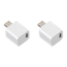 2X Adattatore USB Tuya WiFi Interruttore Adattatore di Alimentazione USB 5V Controllo Della Vita Intelligente per Alexa Yandex Alice