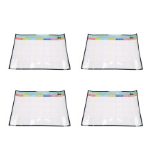 4X Erasable Magnetic Whiteboard Dry Erase Board Magnets Fridge Refrigerator To-Do List Monthly Daily Weekly Planner