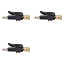 3X Connettore di Gonfiaggio Rapido AA67-300Bar Adattatore di Riempimento Mandrino con Connettore Maschio e Femmina da 8 mm Spina Rapida B