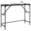 VidaXL vidaXL Console Table Black Oak 100 x 32 x 75 cm Engineered Wood 2