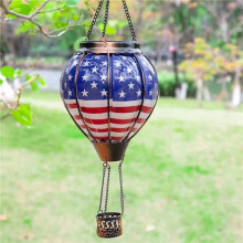2X Solar Hot Air Balloon - Solar Lanterns Outdoor Hanging Waterproof for Garden Yard Patio Farmhouse Decoration