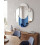 Beliani Wall Mirror CHAILLON 60 cm 80 cm Blue 2